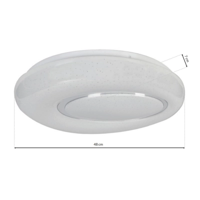 lafabryka.pl Plafon BONO 52W LED Ø480 mm ML6399 Milagro